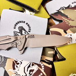 Rick Hinderer Eklipse Spearpoint 3.5" S45VN, Tri-Way, Working Finish, Translucent Green G10 Folding Knife