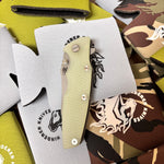 Rick Hinderer Eklipse Spearpoint 3.5" S45VN, Tri-Way, Working Finish, Translucent Green G10 Folding Knife