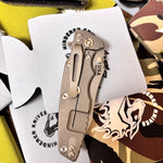 Rick Hinderer Eklipse Spearpoint 3.5" S45VN, Tri-Way, Working Finish, Translucent Green G10 Folding Knife