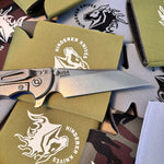 Rick Hinderer XM-24 4.0" S45VN SKINNY Wharncliffe Tri-Way Stonewash Blue G10 Knife