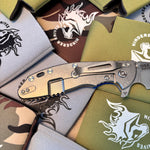 Rick Hinderer XM-24 4.0" S45VN SKINNY Wharncliffe Tri-Way Stonewash Blue G10 Knife