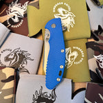 Rick Hinderer XM-24 4.0" S45VN SKINNY Wharncliffe Tri-Way Stonewash Blue G10 Knife