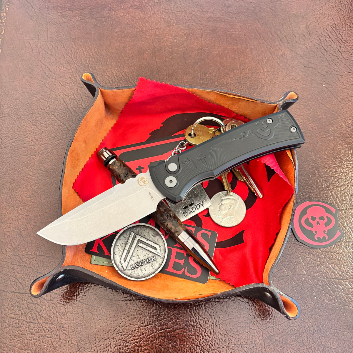 Chaves Knives x Pro-Tech Redencion 229 DP - 3.4" S35VN Drop Point Black Key-Milled Automatic Knife