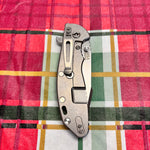 Rick Hinderer XM-24 4.0" S45VN Harpoon Spanto Tri-Way Stonewash, Blue/Black G10 Knife