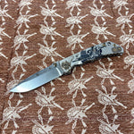 Spartan Blades Harsey Folder - Ronin Long Runner Theme, Stonewash Magnacut 4" Blade Knife
