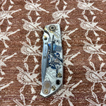 Spartan Blades Harsey Folder - Ronin Long Runner Theme, Stonewash Magnacut 4" Blade Knife