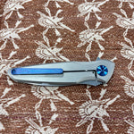 Spartan Blades Pandia Folder -  Stonewash, Blue ANO Hardware 3.25” Blade Knife
