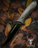 Spartan Harsey Fighter SBSL006BK Fixed Black Blade with Black Retention Sheath
