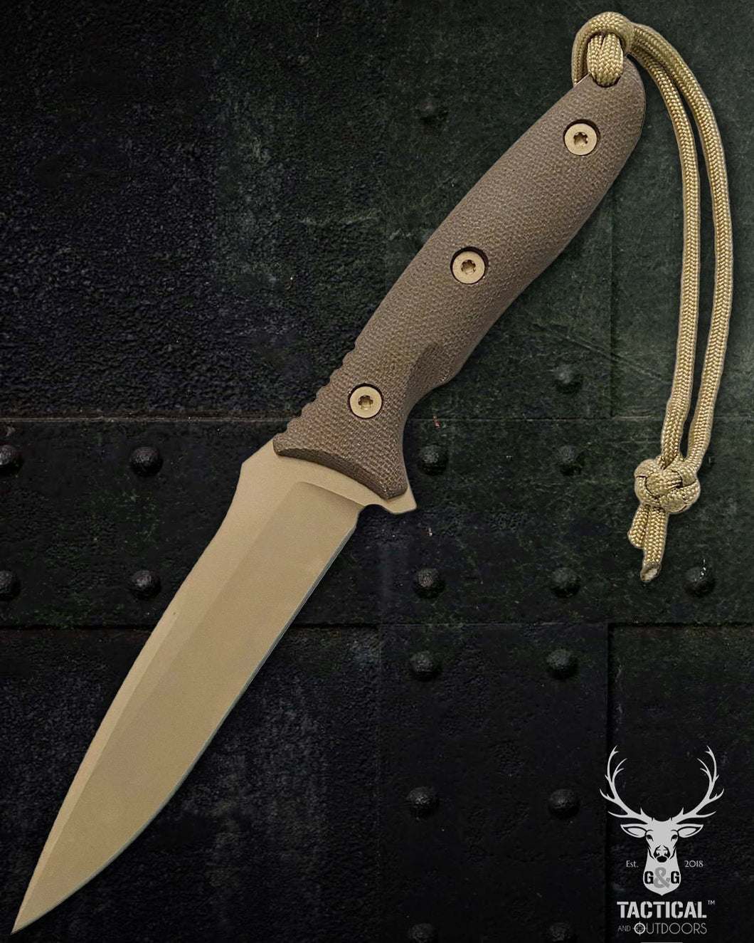 Spartan Blades Moros Flat Dark Earth Combat Utility 5.25