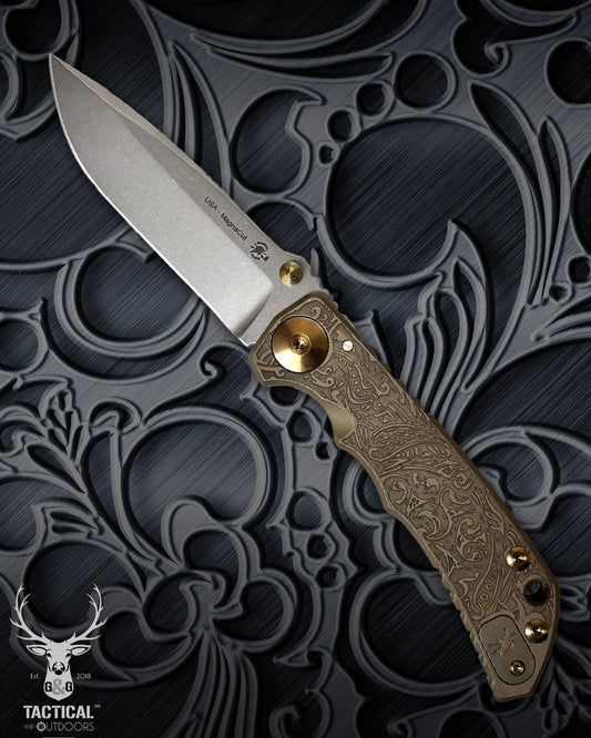 Spartan Blades Harsey Folder - Relic 4" Magnacut Special Edition Knife