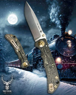 Spartan Blades Harsey Folder - Christmas Theme - 2024 Special Edition G&G Tactical and Outdoors EXCLUSIVE #17 of 31