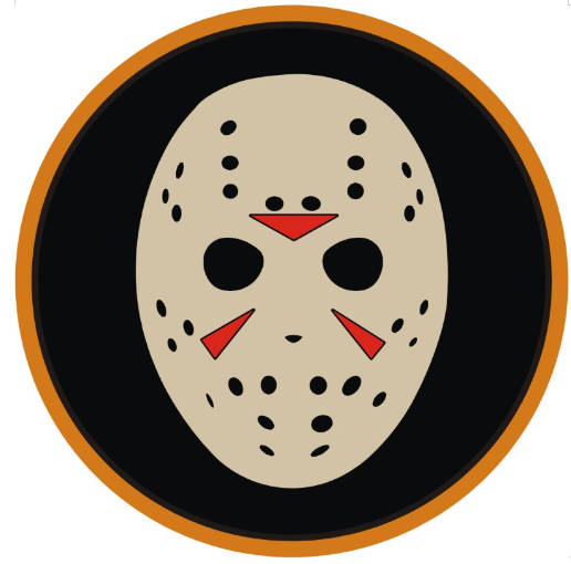 GGTO 2023 Halloween Jason Theme 4" Velcro Patch