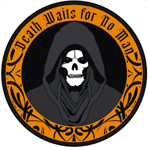 GGTO 2023 Halloween Grim Reaper Theme 4" Velcro Patch