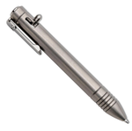 Chaves Ultramar Solid Titanium Bolt Action Pen, 4.82" Overall PEN/BA/SSWTI