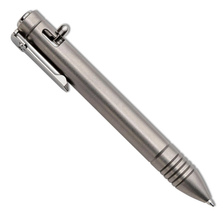 Load image into Gallery viewer, Chaves Ultramar Solid Titanium Bolt Action Pen, 4.82&quot; Overall PEN/BA/SSWTI
