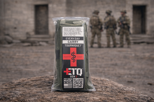 Snakestaff Systems ETQ GEN 2 WIDE 1.5" (Everyday Carry Tourniquet Wide) Single Pack RANGER GREEN