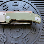 Spartan SFBL8GR Astor Linerlock Folding Knife with Green Handle