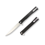 Ocaso 10CFS Solstice DROP POINT Carbon Fiber, Satin, 3.5" CPM-S35VN Flipper Folding Knife