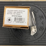 Spartan Blades Harsey Folder - Fir Trees - Special Edition