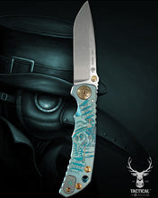 Load image into Gallery viewer, Spartan Blades Harsey Folder - Plague Doctor GREEN Special Edition
