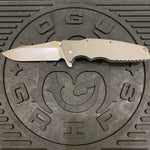 Rick Hinderer Eklipse Scale 3.5" Titanium Textured Working Finish