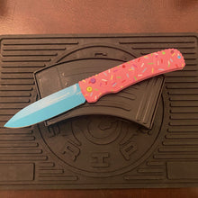 Load image into Gallery viewer, Boker XXL Kalashnikov Exclusive Dessert Warrior 4.75&quot; Blue Blade Donut Automatic Knife
