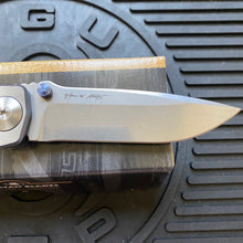 Load image into Gallery viewer, Spartan Blades SF5VIKING SHF Viking Longboat Harsey Folding Knife 3.95&quot; S45VN Stonewashed Plain Blade, Titanium Handles

