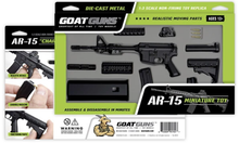 Load image into Gallery viewer, Goatguns Mini AR15 - Black Die Cast Model Toy
