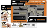 Goatguns Mini AR15 FDE Stormstropper - Die Cast Model Toy