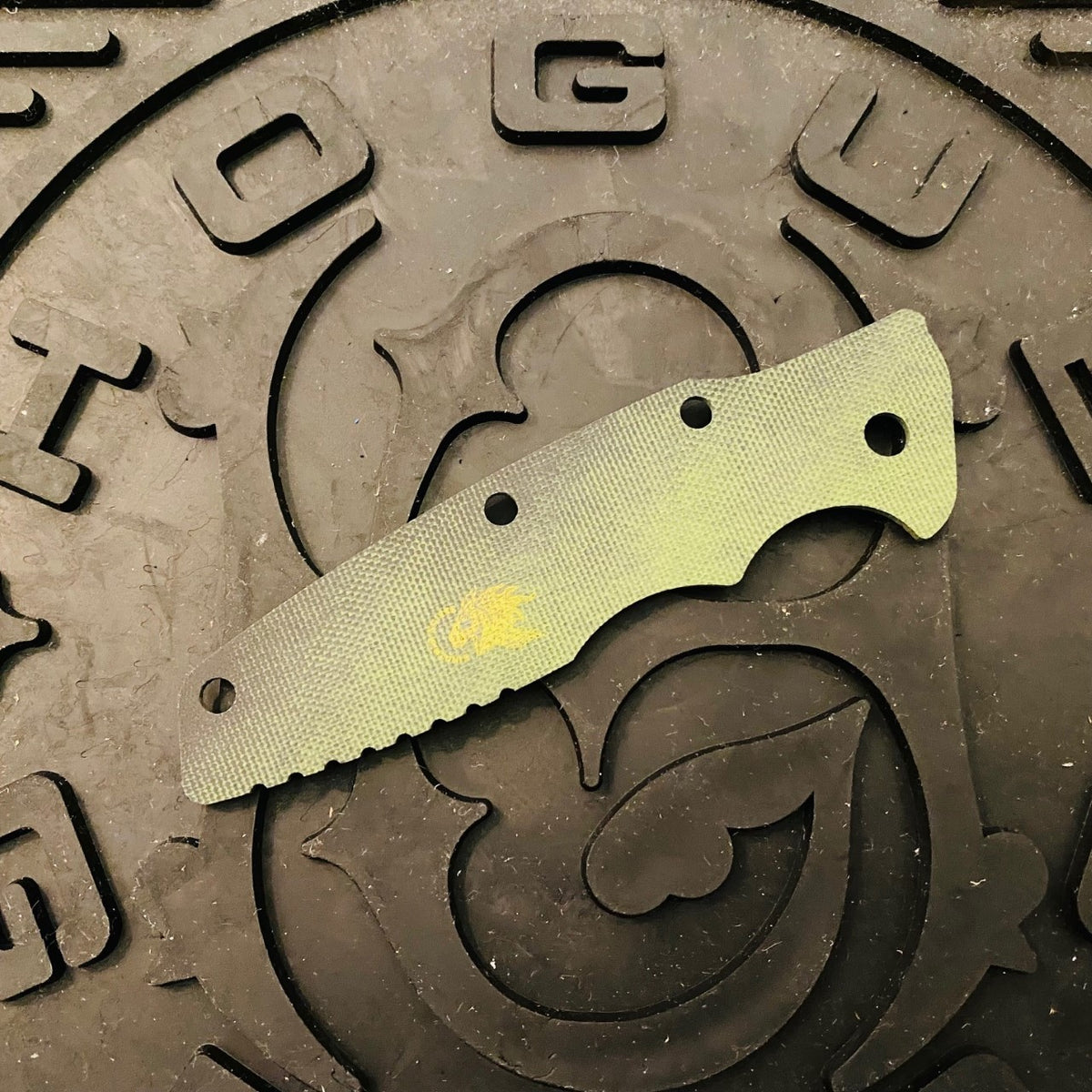 Rick Hinderer Eklipse 3.5" Handle G10 Scale NEON GREEN / BLACK