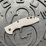 Rick Hinderer XM-18 3" Smooth Titanium Handle Scale Working Finish