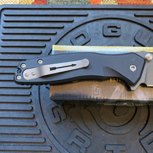 Load image into Gallery viewer, Spartan Blades SF3BK PALLAS Flipper 3.75&quot; S35VN Black PVD Plain Blade, Black Aluminum Handles
