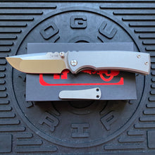 Load image into Gallery viewer, Chaves Ultramar Redencion Street Framelock 3.25&quot; Drop Point M390, Titanium Handles, Folding Knife
