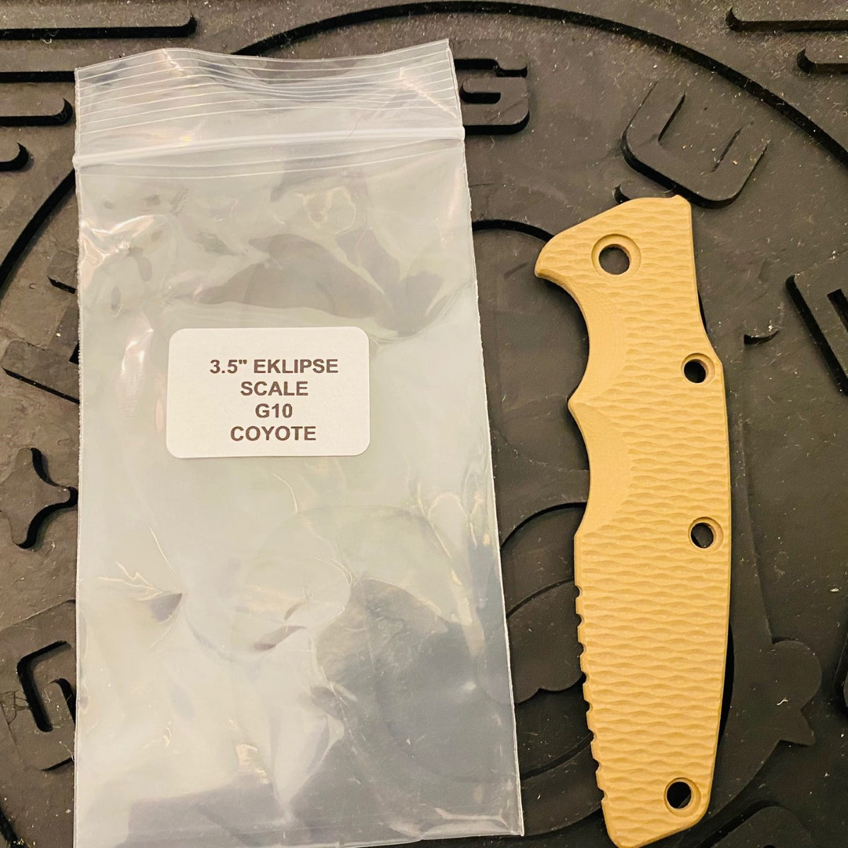 Rick Hinderer Eklipse 3.5" Handle G10 Scale COYOTE