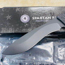 Load image into Gallery viewer, Spartan Blades Machai Black 6.625&quot; Blade Black Micarta Handles Pro-Grade Knife SBSL002BKBK
