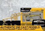 Goatguns Mini .50 Cal GOLD - Die Cast Model Toy