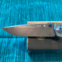 Load image into Gallery viewer, Spartan Blades Harsey Folder - Shield Engraved Damascus Blade - Special Edition
