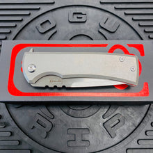 Load image into Gallery viewer, Chaves Ultramar 229 Kickstop DROP POINT Titanium 3.63&quot; Belt Satin Knife
