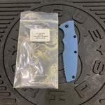 Rick Hinderer Eklipse Scale 3.5" Titanium Textured Battle Blue