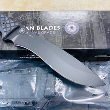 Load image into Gallery viewer, Spartan Blades Machai Black 6.625&quot; Blade Black Micarta Handles Pro-Grade Knife SBSL002BKBK
