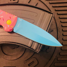 Load image into Gallery viewer, Boker Dessert Warrior Kalashnikov Dagger Automatic Knife 3.25&quot; Blue Donut
