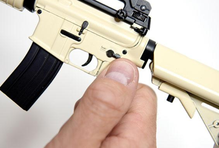 Goatguns Mini AR15 FDE Stormstropper - Die Cast Model Toy