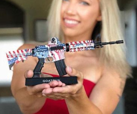 Goatguns Mini AR15 USA Patriot - Die Cast Model Toy