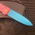 Boker XXL Kalashnikov Exclusive Dessert Warrior 4.75" Blue Blade Donut Automatic Knife