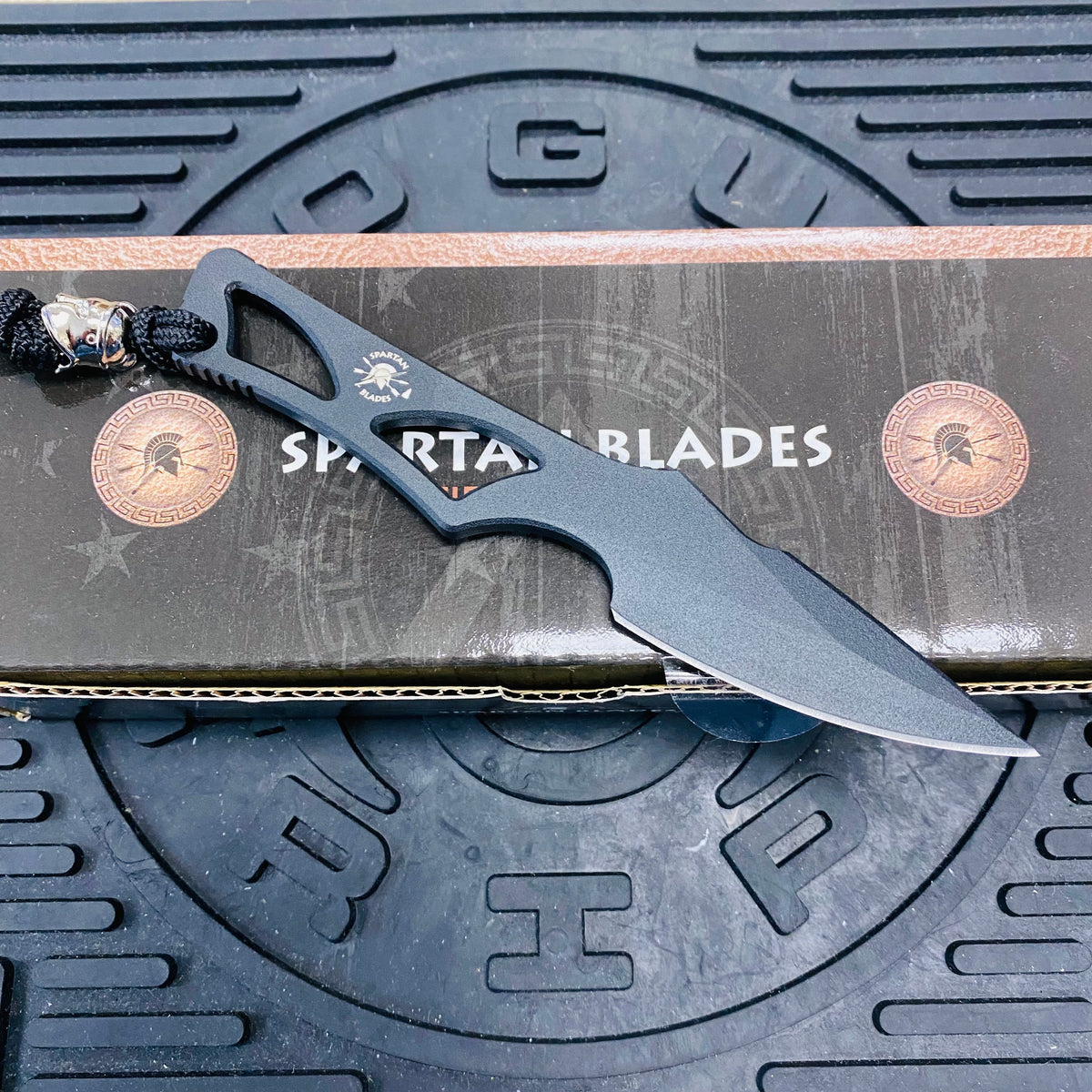 Spartan Blades Enyo Inside Waist Band/Neck Knife 2 11/16" PVD - Tungsten DLC Knife SBBL2BK