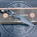 Spartan Blades Enyo Inside Waist Band/Neck Knife 2 11/16" PVD - Tungsten DLC Knife SBBL2BK