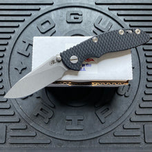 Load image into Gallery viewer, Rick Hinderer XM-18 3.0&quot; Slicer, Non-Flipper, Tri-Way, Working Finish, Black G10 Knife
