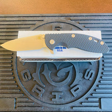 Load image into Gallery viewer, Rick Hinderer XM-18 3.5″ Spearpoint Tri-Way Stonewash Bronze Black G10 Folding Knife
