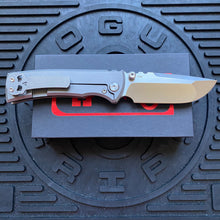 Load image into Gallery viewer, Chaves Ultramar Redencion Street Framelock 3.25&quot; Drop Point M390, Titanium Handles, Folding Knife

