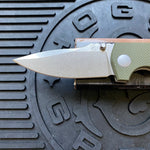 Spartan SFBL8GR Astor Linerlock Folding Knife with Green Handle